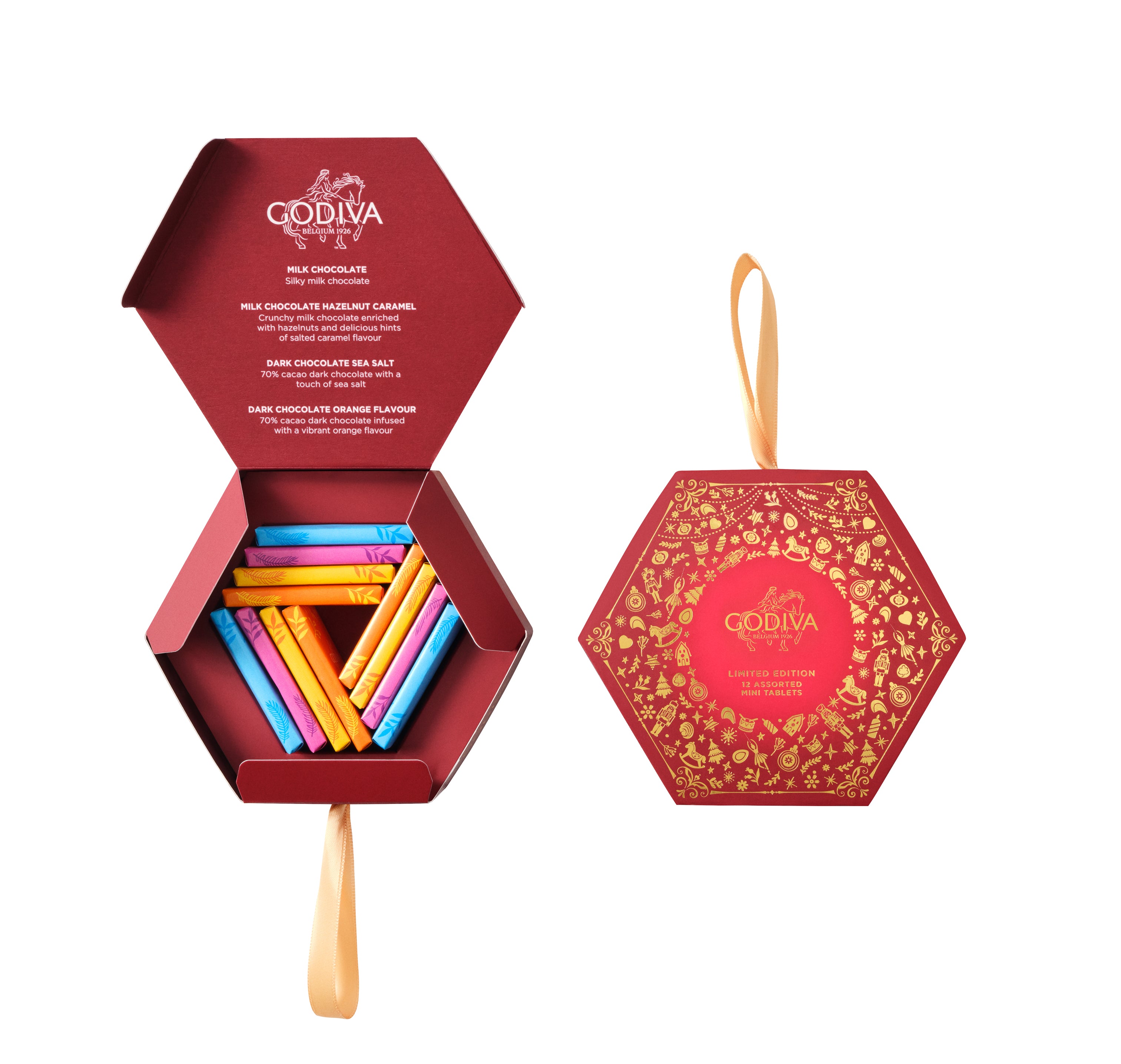 Yeni Yıl Ağaç Süsü Çikolata Kutusu