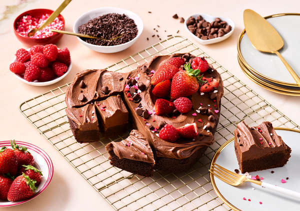 Şekerle Kaplı Fudge Brownıe