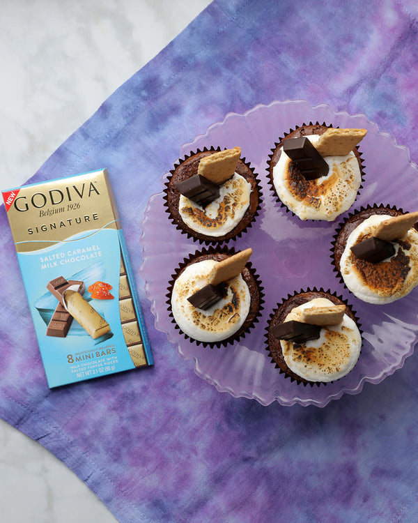 S’mores Brownie Cupcakes