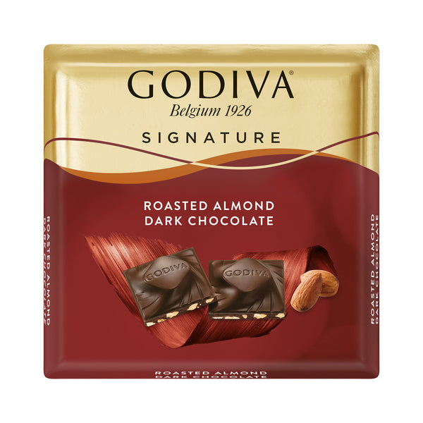 Badem Bitter Kare Çikolata, 60 gr