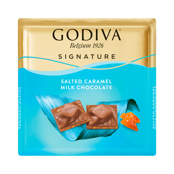Tuzlu Karamelli Sütlü Kare Çikolata, 60 gr