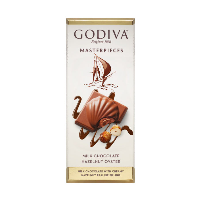 Masterpieces Milk Chocolate Hazelnut Oyster Tablet 83 g