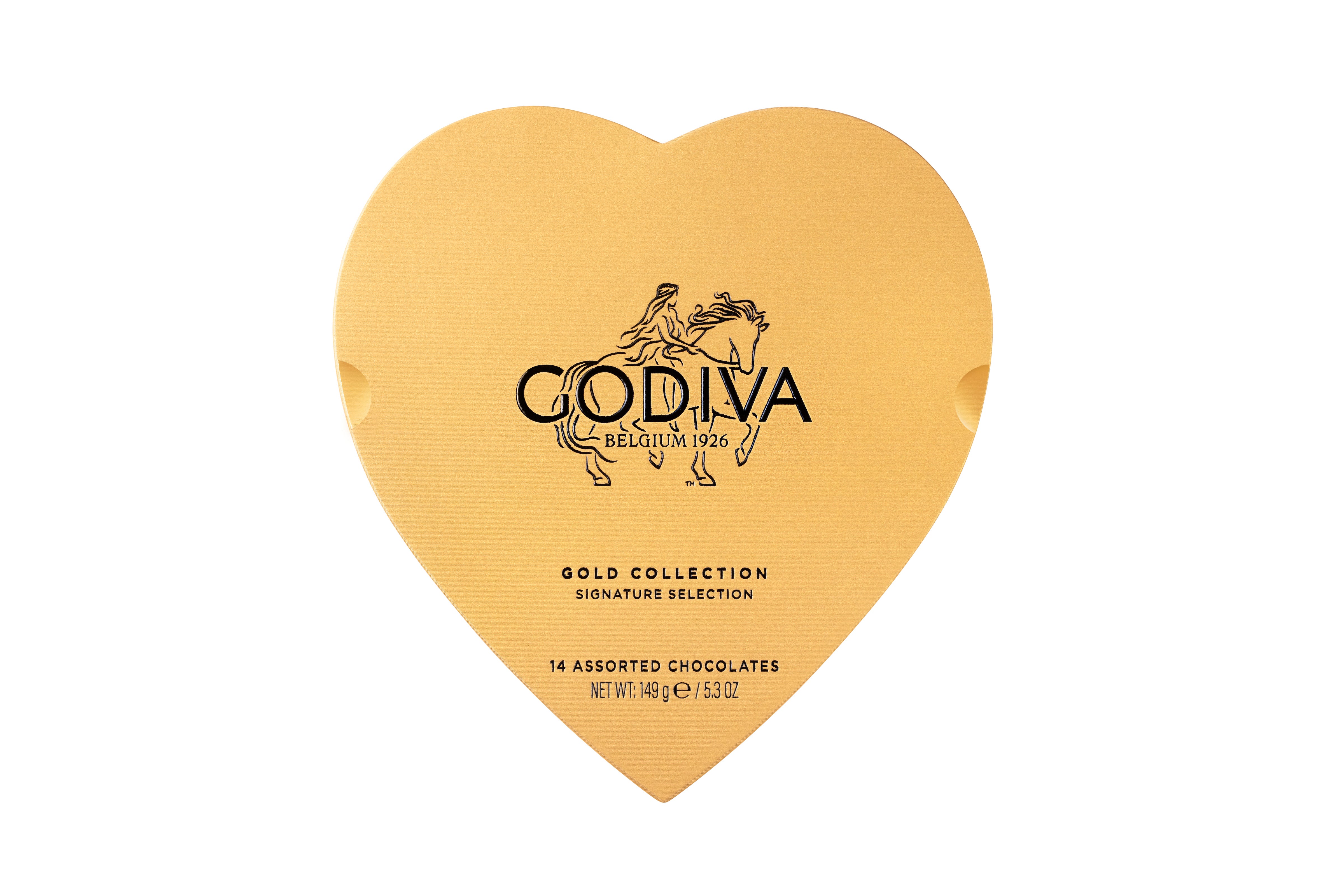Coeur Iconique Gold Kalp Kutu - 14 Adet Pralin