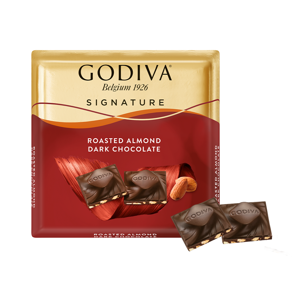 Badem Bitter Kare Çikolata, 60 gr