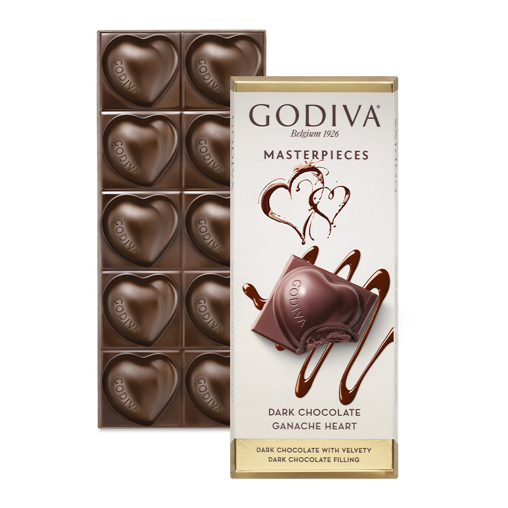 Masterpieces Ganaj Dolgulu Bitter Tablet Çikolata, 86gr