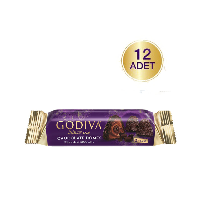 Duble Çikolatalı Chocolate Domes (30gr), 12 Adet