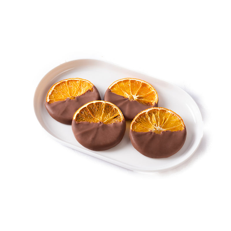 Sütlü Çikolatalı Kurutulmuş Portakal, 12 Adet